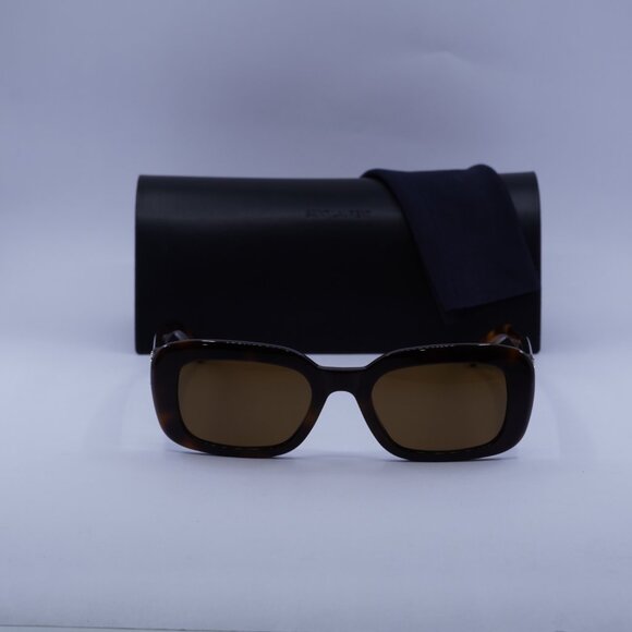 Saint Laurent SLM130 004 Rectangle Sunglasses - Havana/Nicotine - Picture 3 of 11